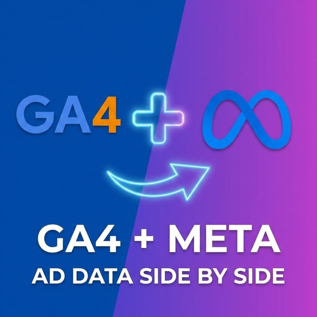 GA4 enables Meta Ad data to be brought in for side by side ROAS analysis.