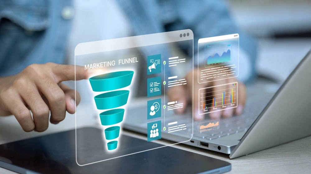 Digital Marketing Case Study with Funnel Image