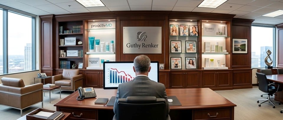 Image of Guthy Renker brand Proactive showing duress after sale.
