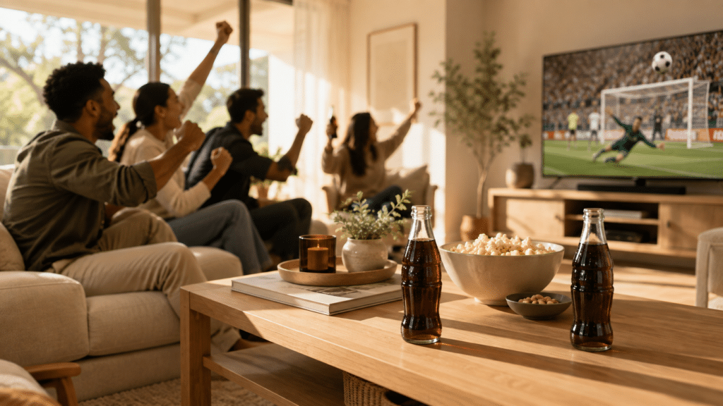 Cozy Soccer Celebration at Home